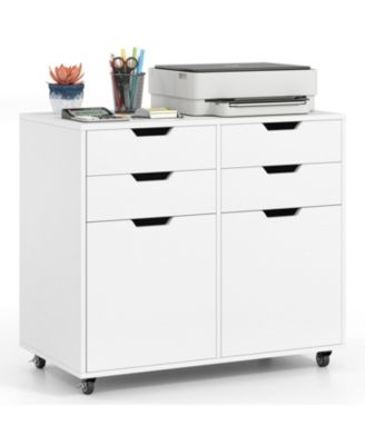 Rolling File Cabinet 4 Drawer for Home Office Organization