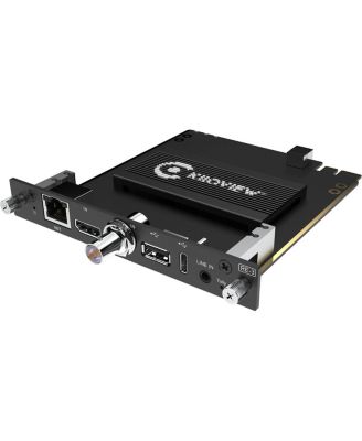 RE-3 Dual-Channel 4K UHD H.265/H.264 HDMI/3G-SDI/NDI|HX Rackmount Encoding Card for Cradle Series Frame