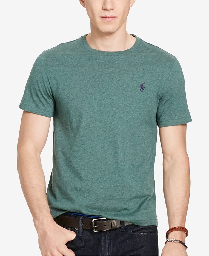 Polo Ralph Lauren Men's Custom-Fit Cotton Jersey T-Shirt - Macy's
