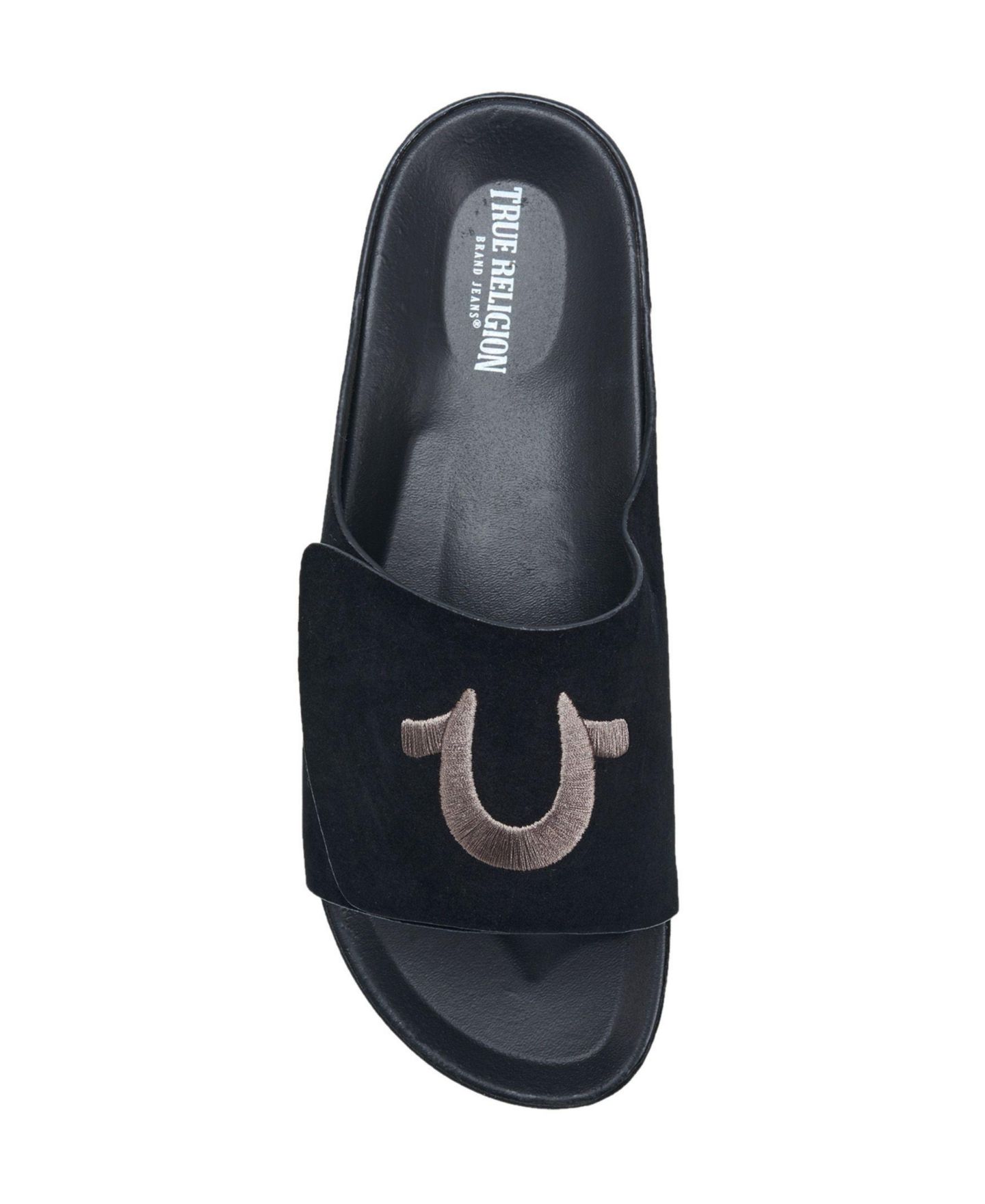Мужские сандалии True Religion Biggy Velcro Strap, цвет: Чёрный — фото 5