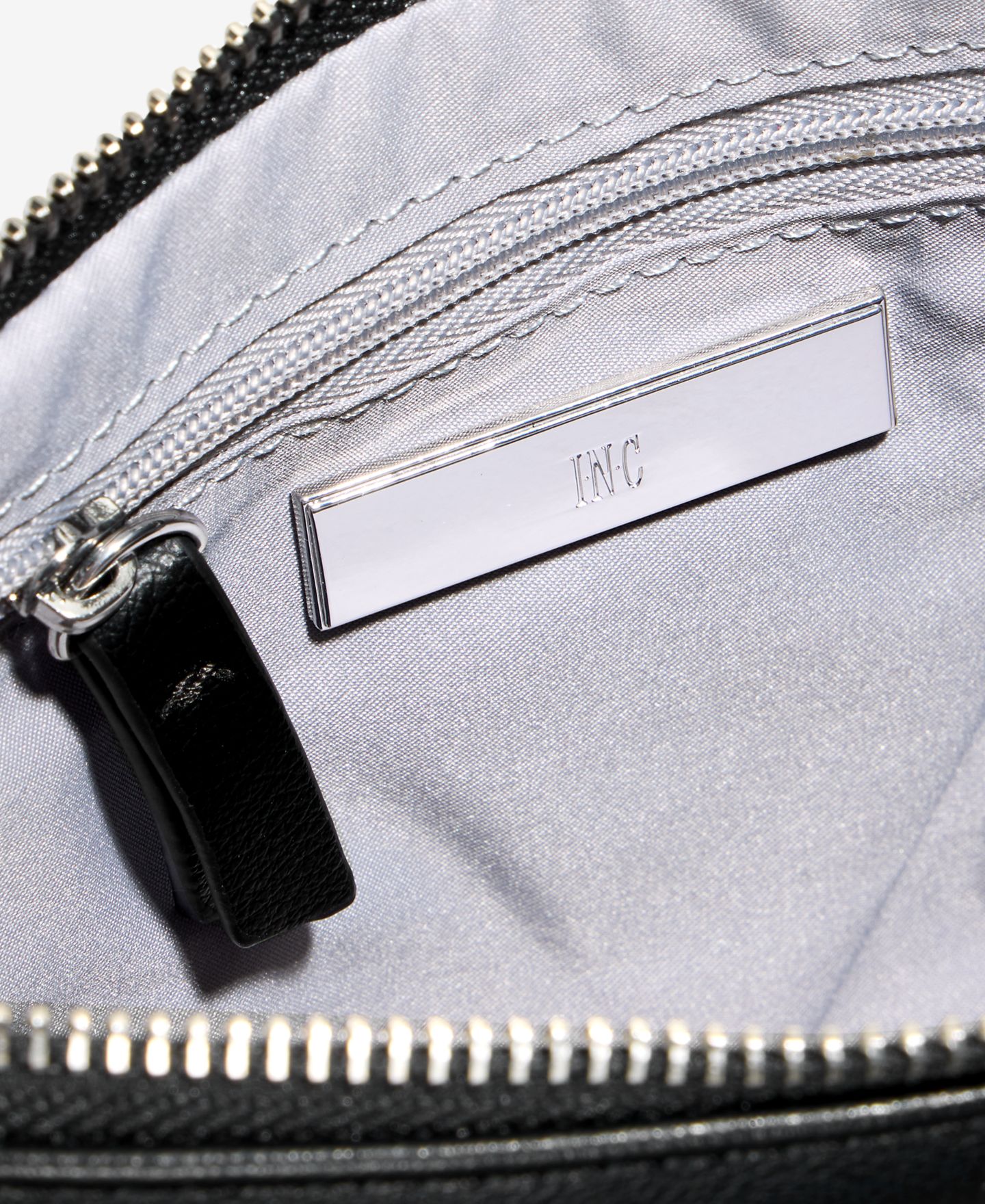 Женская сумка I.N.C. International Concepts Charlii Bangle Crossbody, цвет: Чёрный / Серебряный — фото 3