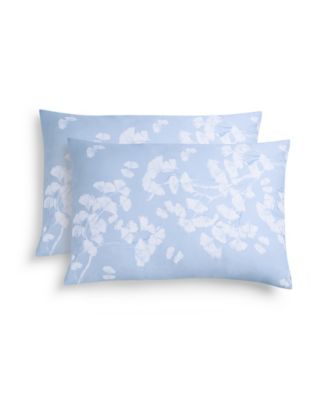 Butterfly Gingko 2-Piece Cotton Sham Set, King