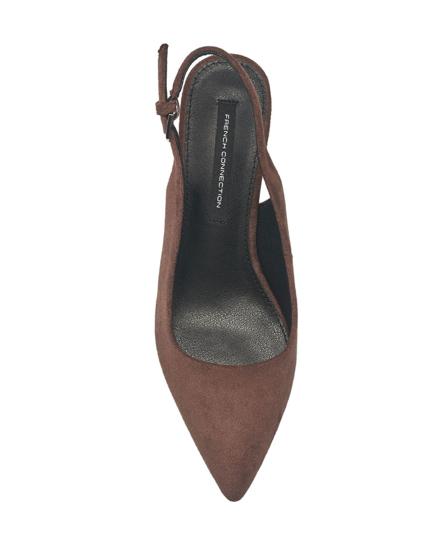 Женские туфли French Connection Suede Quinn Kitten Heel, цвет: Choco — фото 5