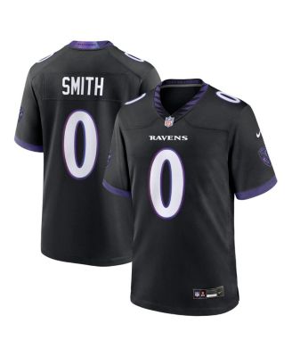 Men's Roquan Smith Black Baltimore Ravens Alternate Game Jersey