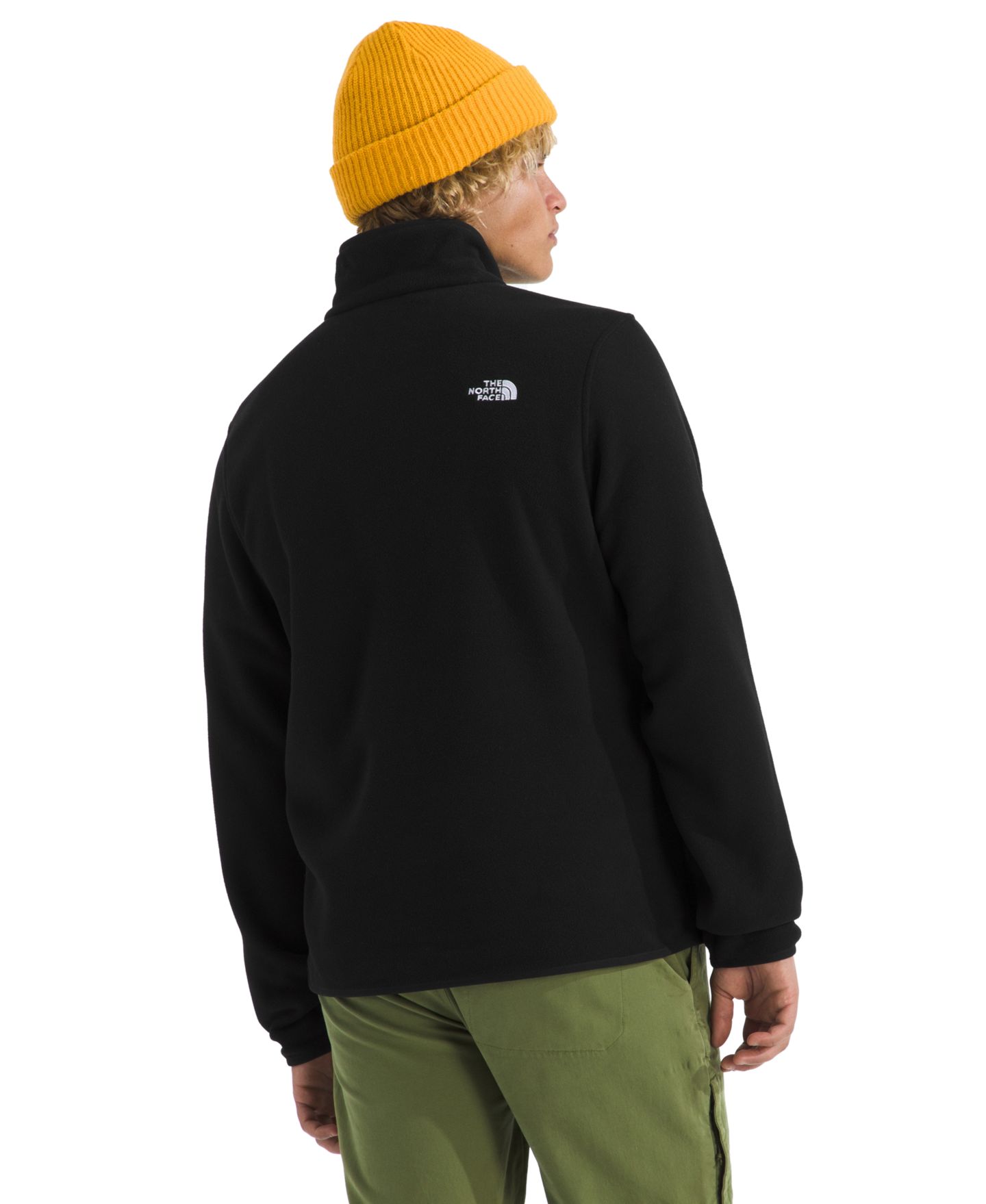 Мужская куртка The North Face Glacier Fleece Quarter-Zip, цвет: Чёрный — фото 4