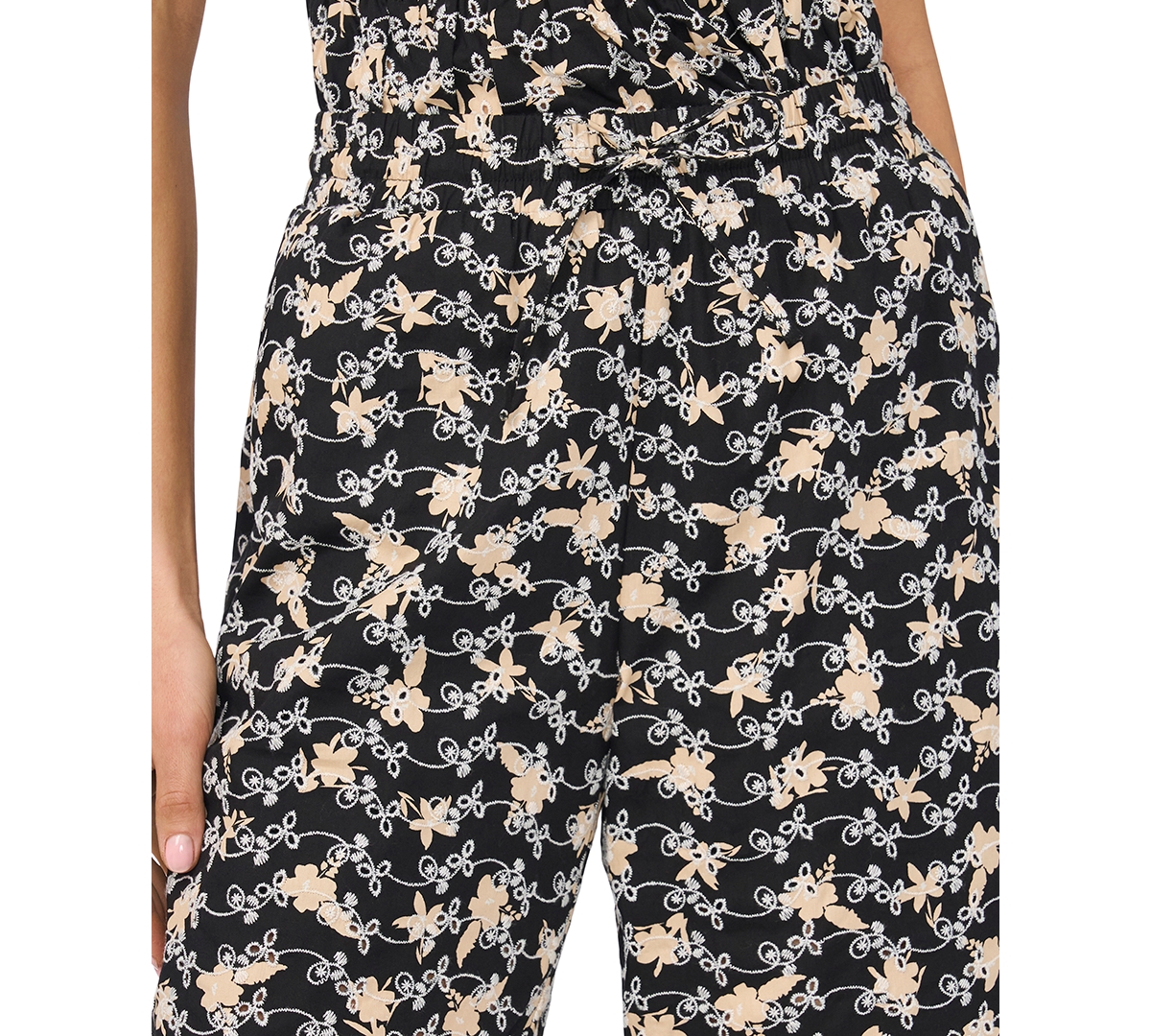 CeCe Women's Elastic Waist Pull-On Pants