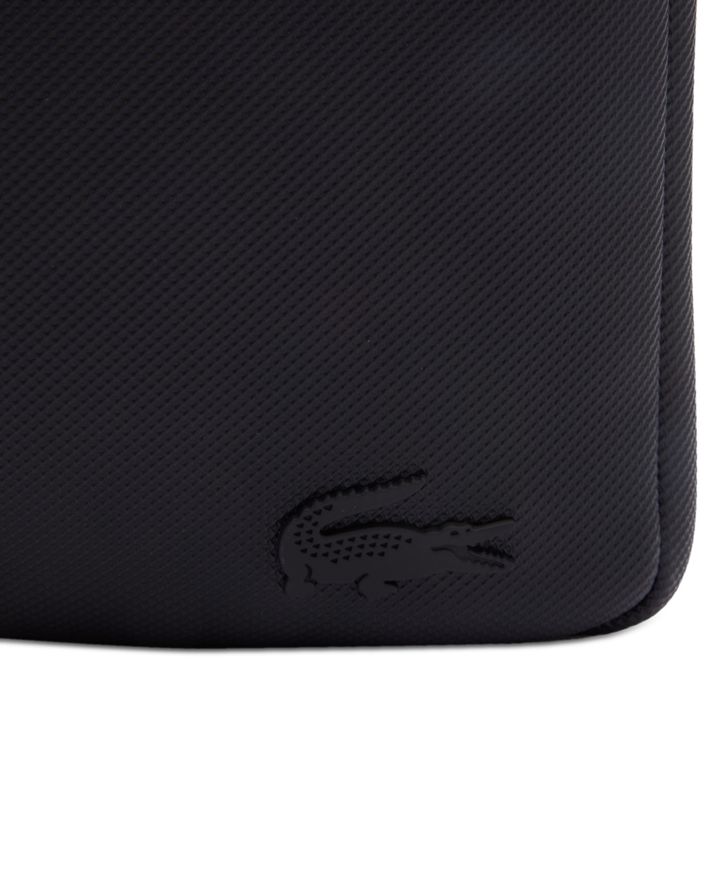 Мужская сумка Lacoste Pique Effect Computer, цвет: Чёрный — фото 5