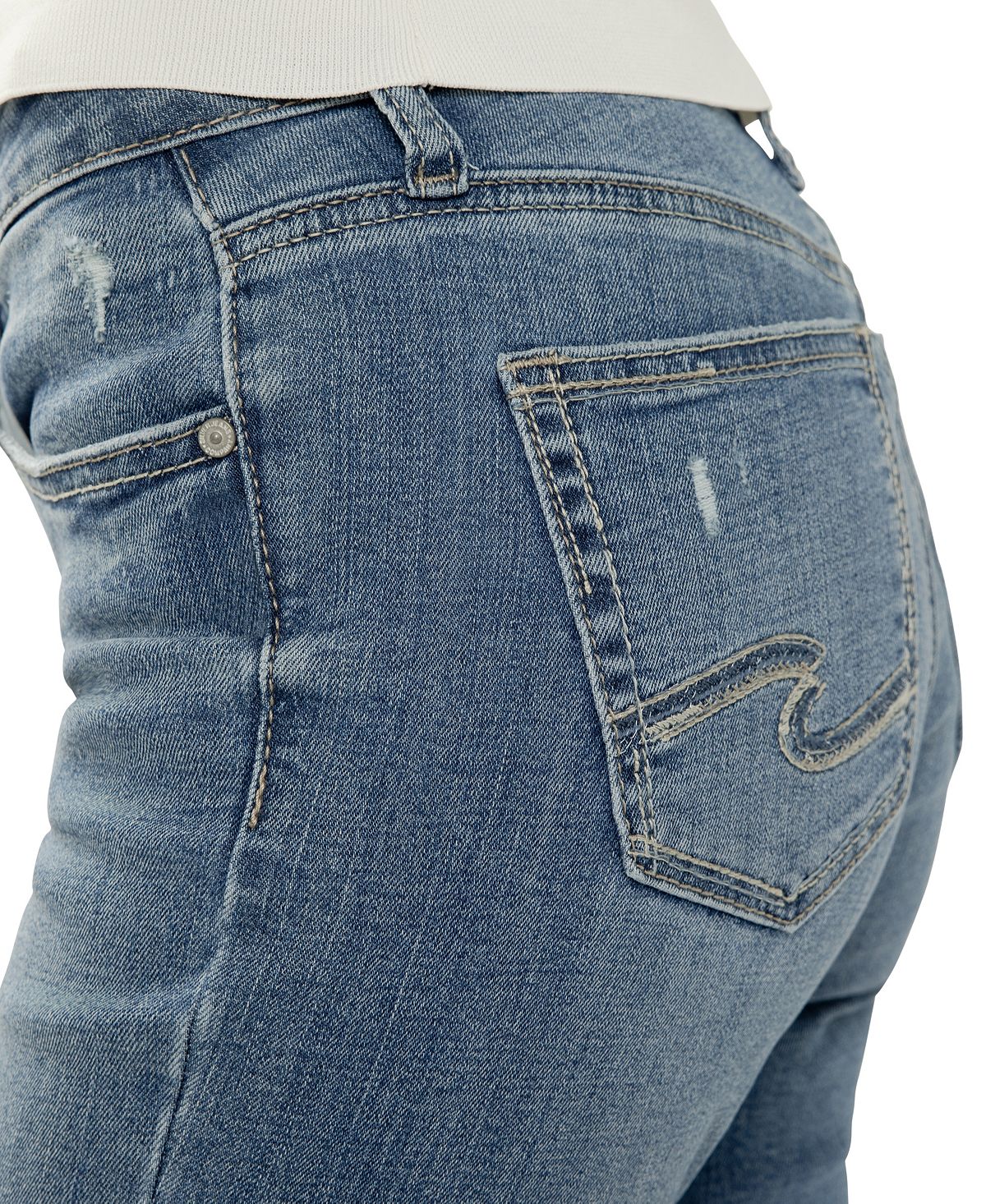 Silver Jeans Co. Women's Suki Mid-Rise Slim Bootcut Jeans view 4 — MAYCSS fashion products