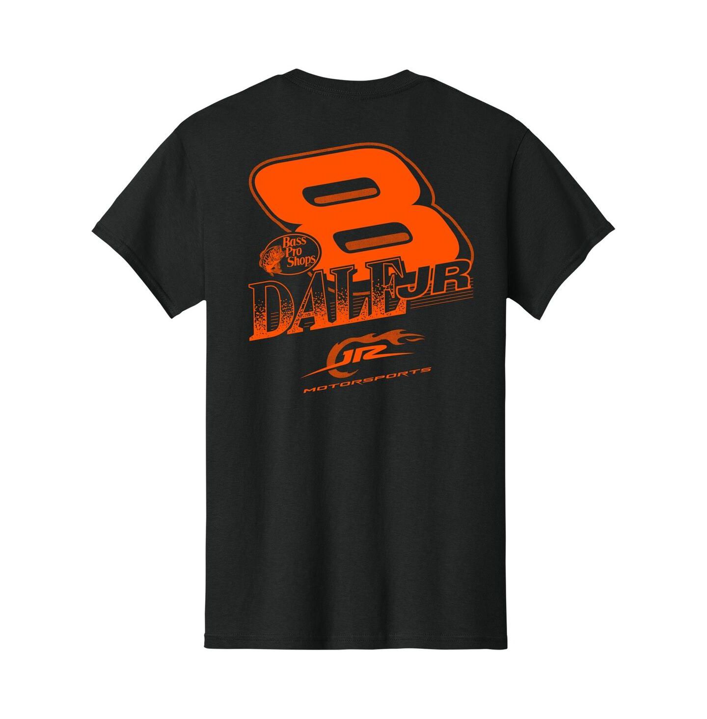 Мужская футболка JR Motorsports Official Team Apparel Black Dale Earnhardt Jr. Bass Pro Shops 8 — фото 3