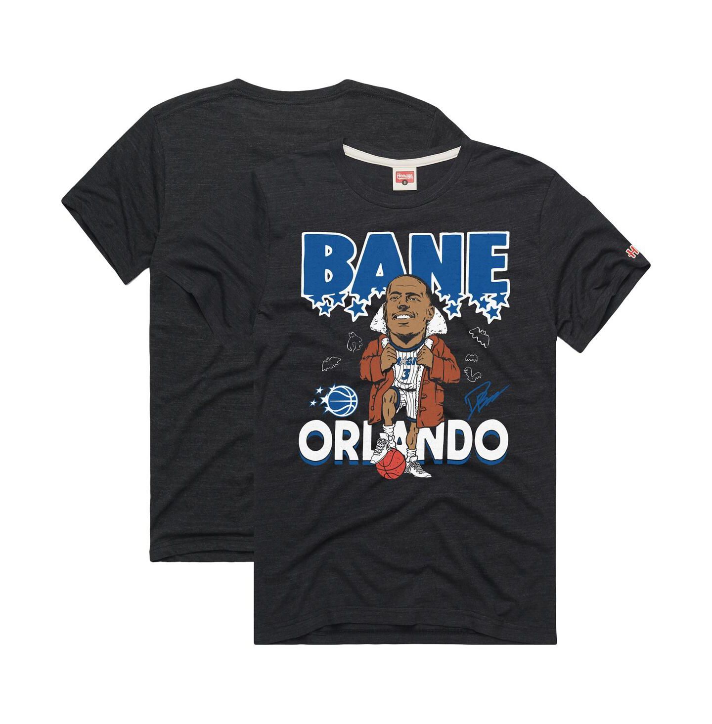 Футболка Homage Desmond Bane Charcoal Orlando Magic Signature Tri-Blend — фото 1