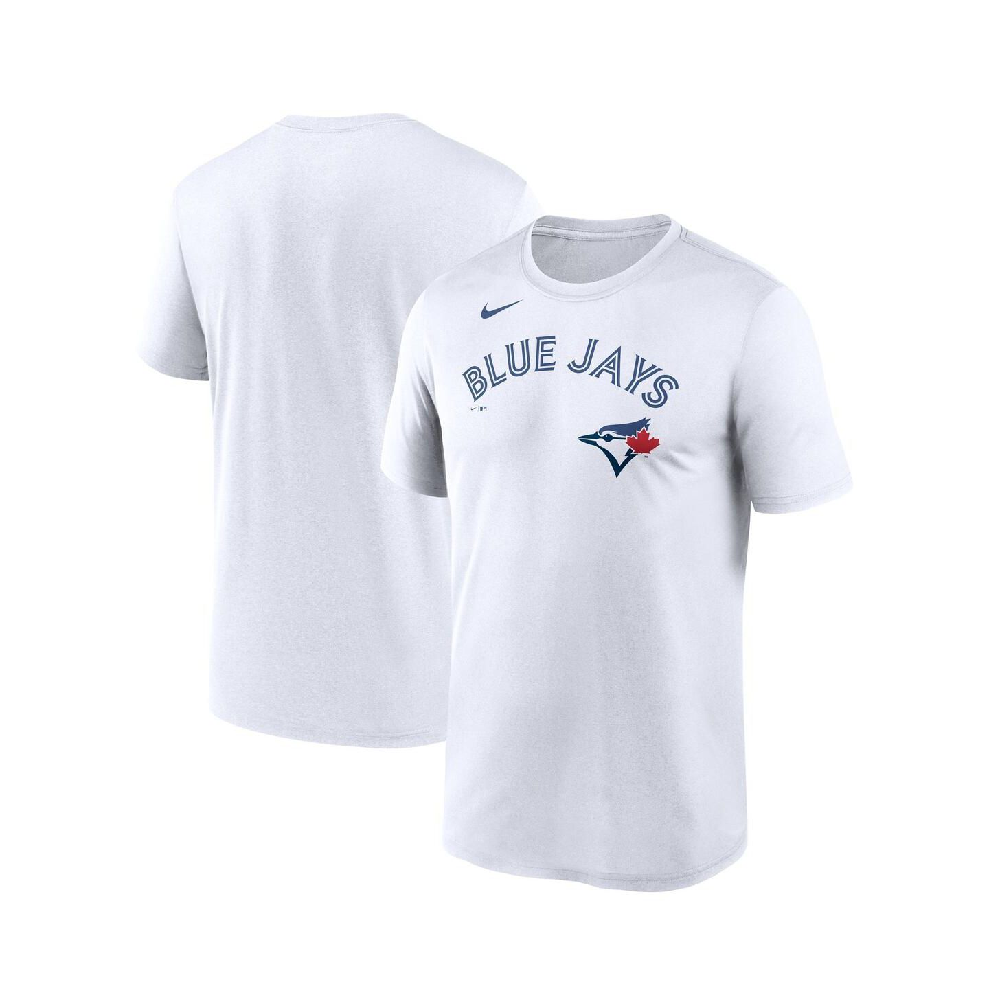 Мужская футболка Nike White Toronto Blue Jays New Legend Wordmark Dri-FIT — фото 1