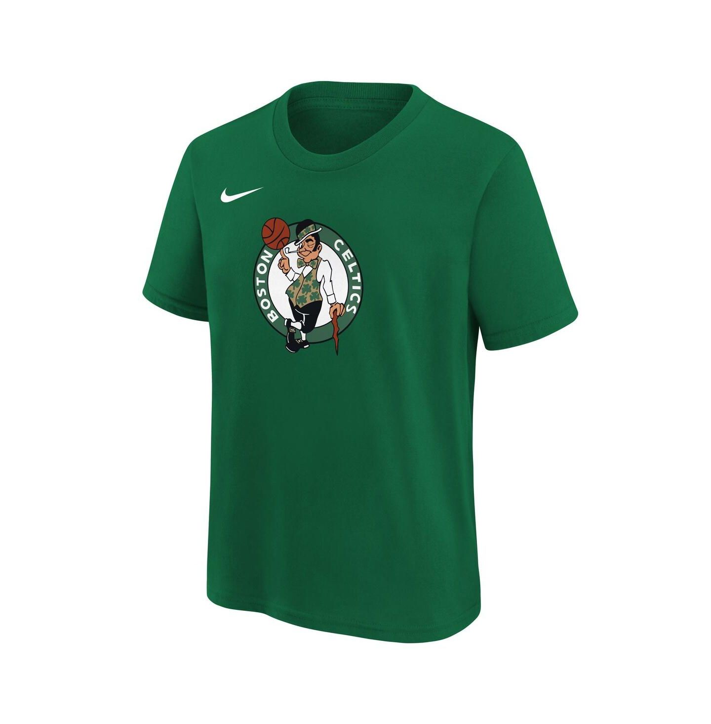 Детская футболка Nike Kelly Green Boston Celtics Team Essential Logo — фото 2