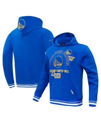 Men's Royal Golden State Warriors Area Code Pullover Hoodie