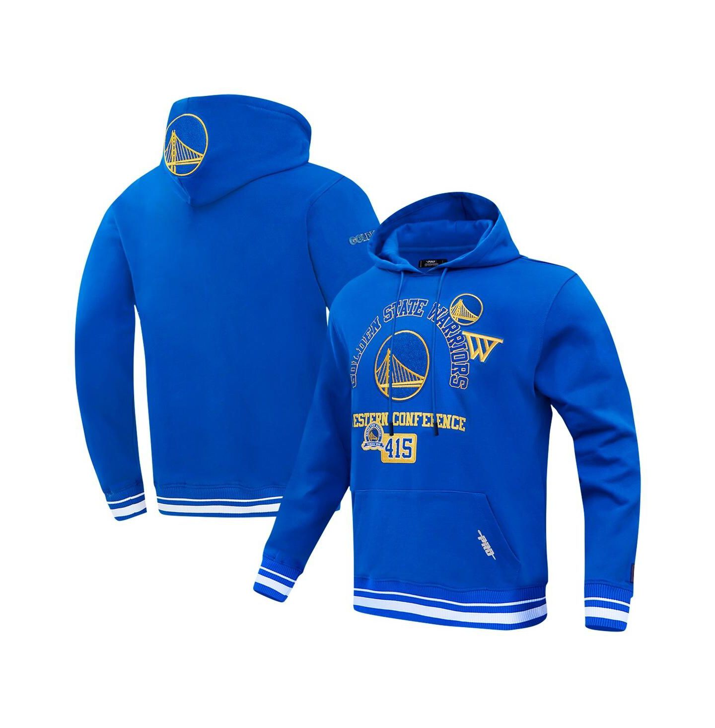 Мужское худи Pro Standard Royal Golden State Warriors Area Code Pullover — фото 1