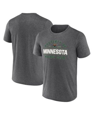 Men's Heather Charcoal Minnesota Wild Property Of T-Shirt