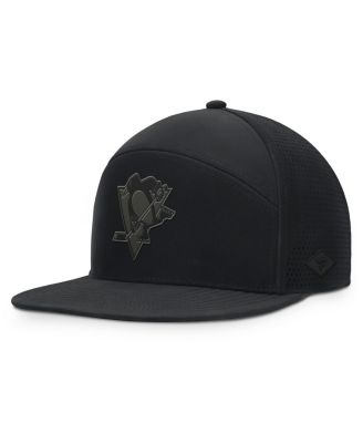 Men's Black Pittsburgh Penguins Front Office Adjustable Hat