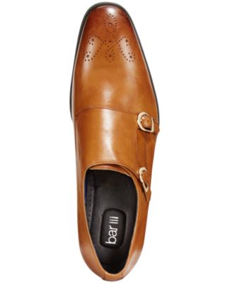 Bar III Shoe Double Monk Strap Leather Brogue Carrick 13 Men Light Brown Preppy Bar III Men main image 3