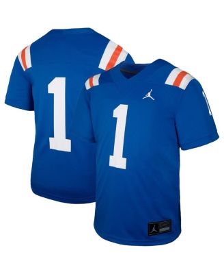 Big Boys and Girls 1 Royal Florida Gators Alternate Football Game Jersey