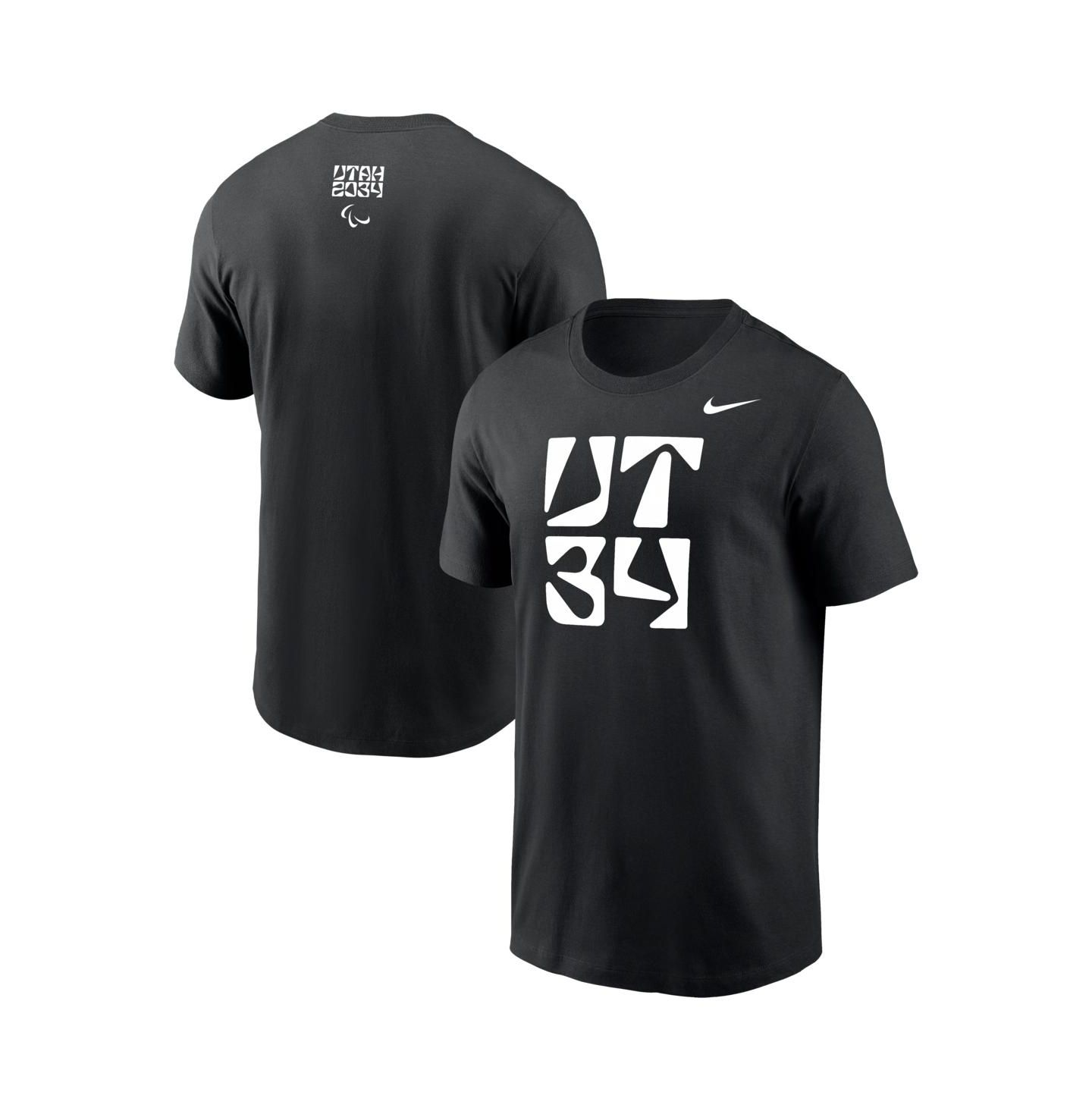 Мужская футболка Nike Black Utah 2034 Winter Paralympics Dri-FIT — фото 1