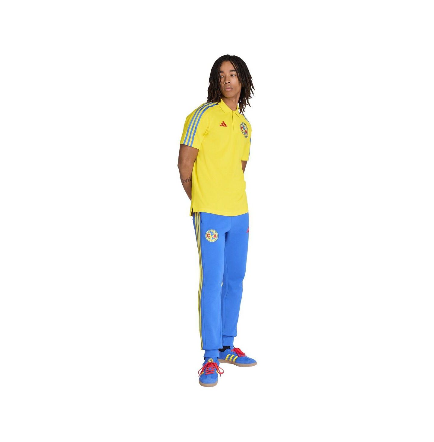 Мужские брюки adidas Blue Club America 2025/26 Alphaskin Track — фото 3
