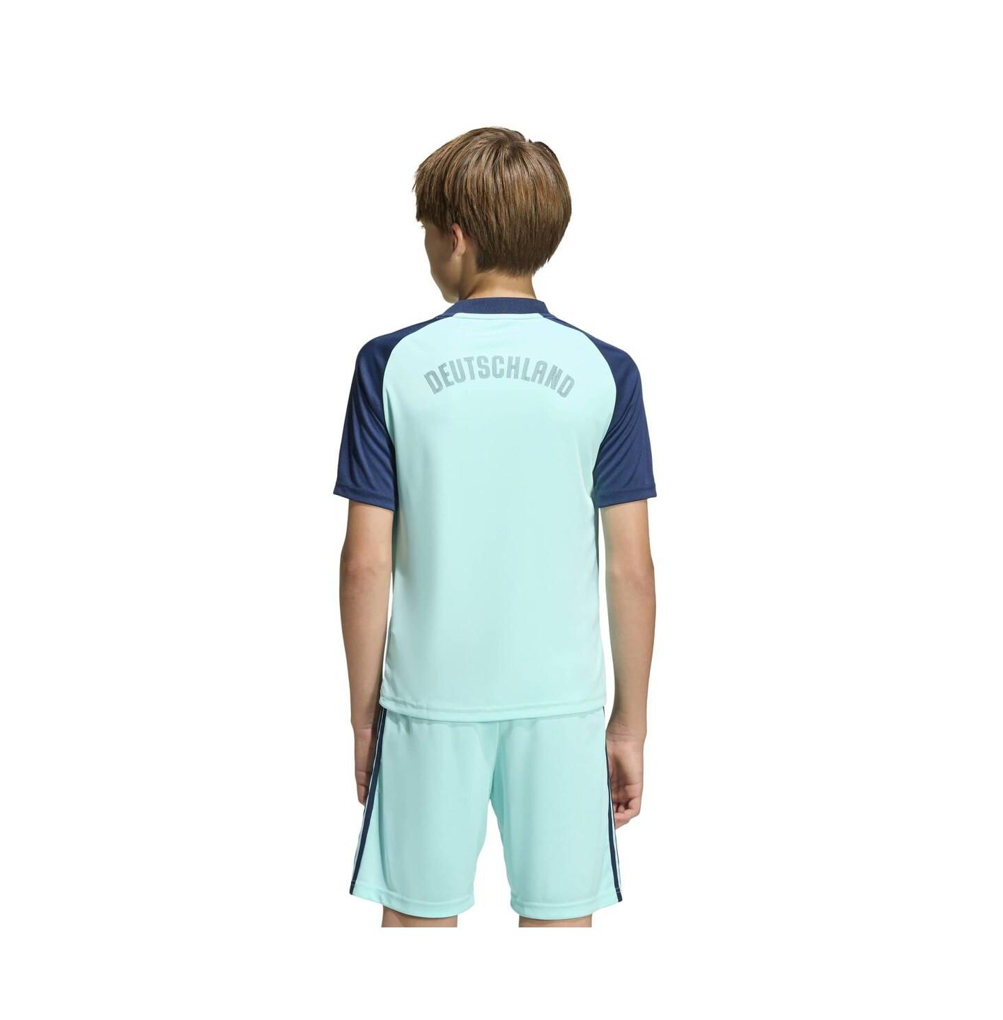 Детское джерси adidas сборной Германии 2026 Pre-Match, Turquoise — фото 2