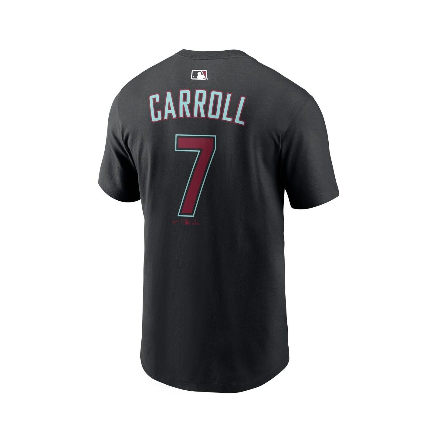 Мужская футболка Nike Corbin Carroll Black Arizona Diamondbacks Name & Number — фото 3