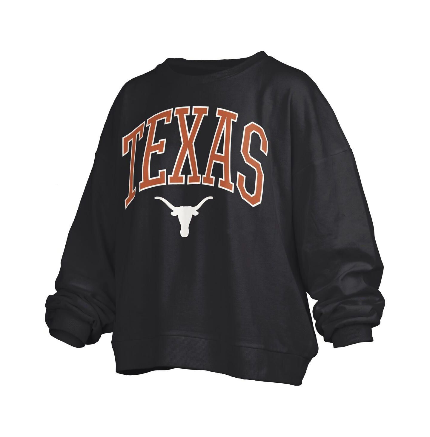 Женский свитшот Pressbox Black Texas Longhorns Janise Fleece — фото 2