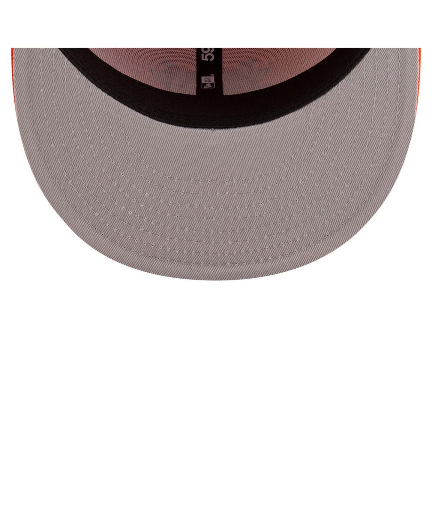 Мужская кепка New Era Orange Anaheim Ducks Core 59FIFTY Fitted Hat — фото 5