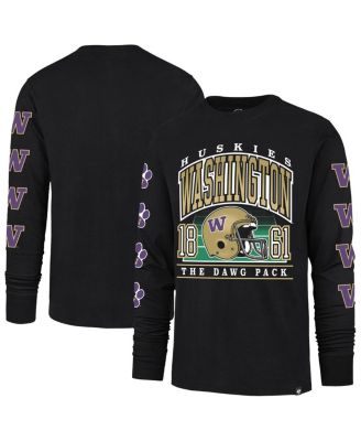 Men's Black Washington Huskies Go Big Long Sleeve T-Shirt