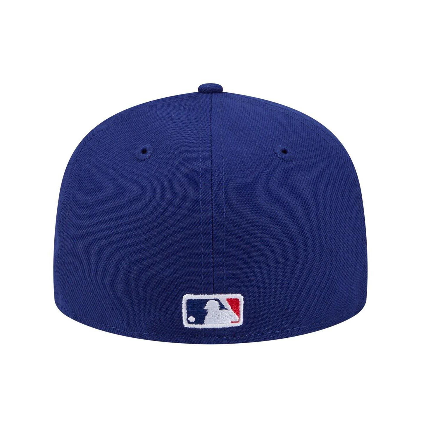 Мужская кепка New Era Royal Los Angeles Dodgers Hidden Hit 59FIFTY Fitted Hat — фото 4