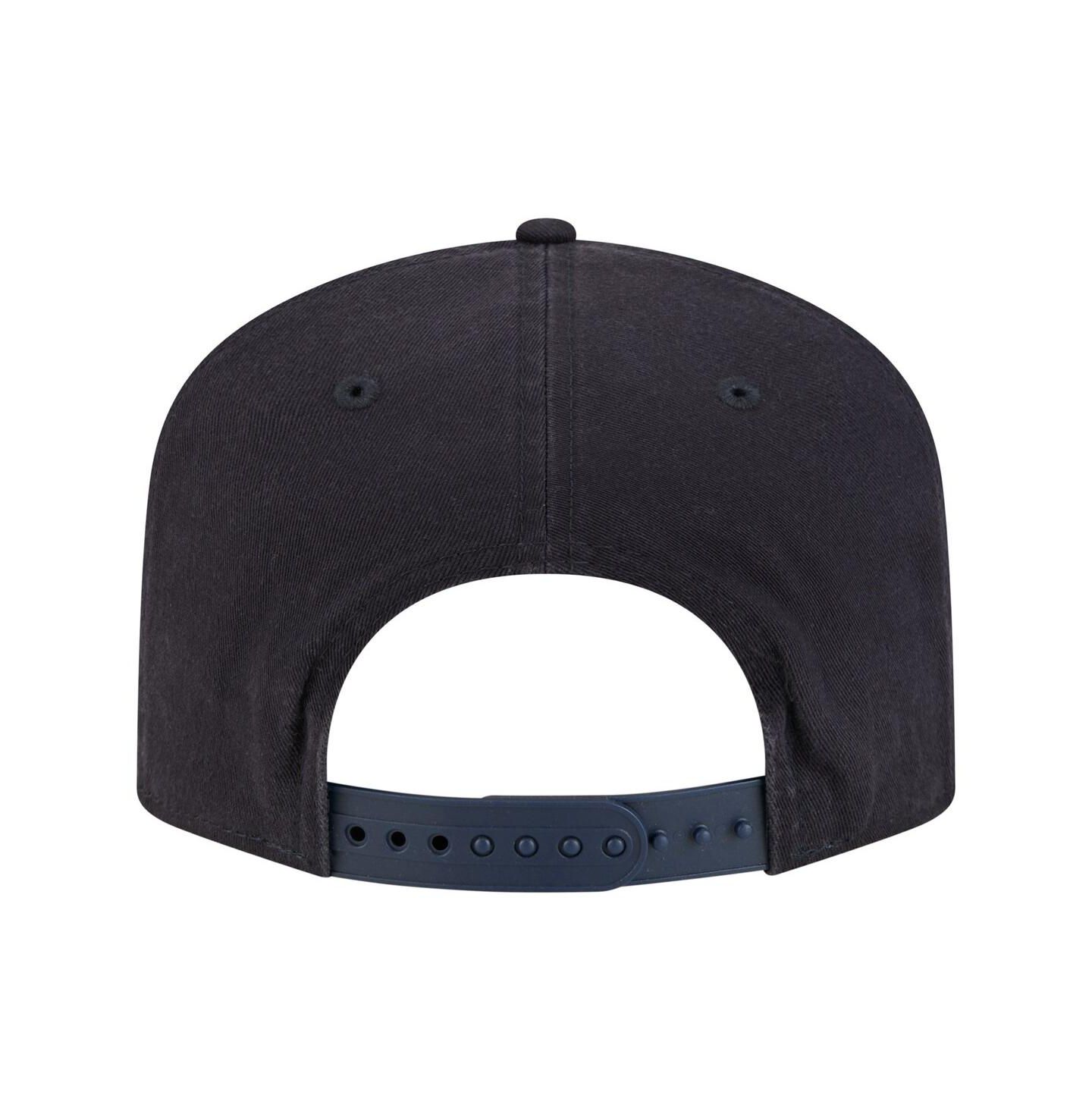 Мужская кепка New Era Navy New York Yankees Stacked 19TWENTY Adjustable Hat — фото 4