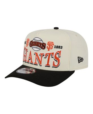 Men's Cream San Francisco Giants Throwback Tri-Hit A-Frame 9FIFTY Adjustable Hat