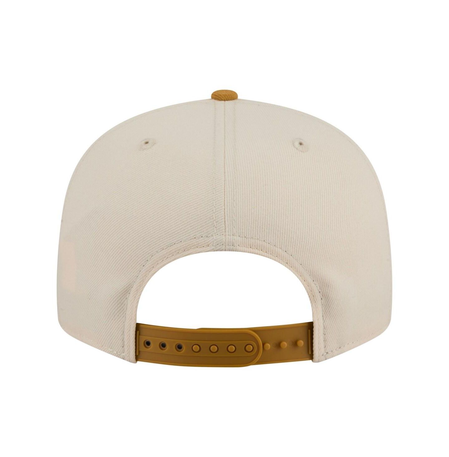 Мужские головные уборы New Era Cream/Tan Houston Rockets Two-Tone Color Pack 9FIFTY Snapback Hat — фото 4