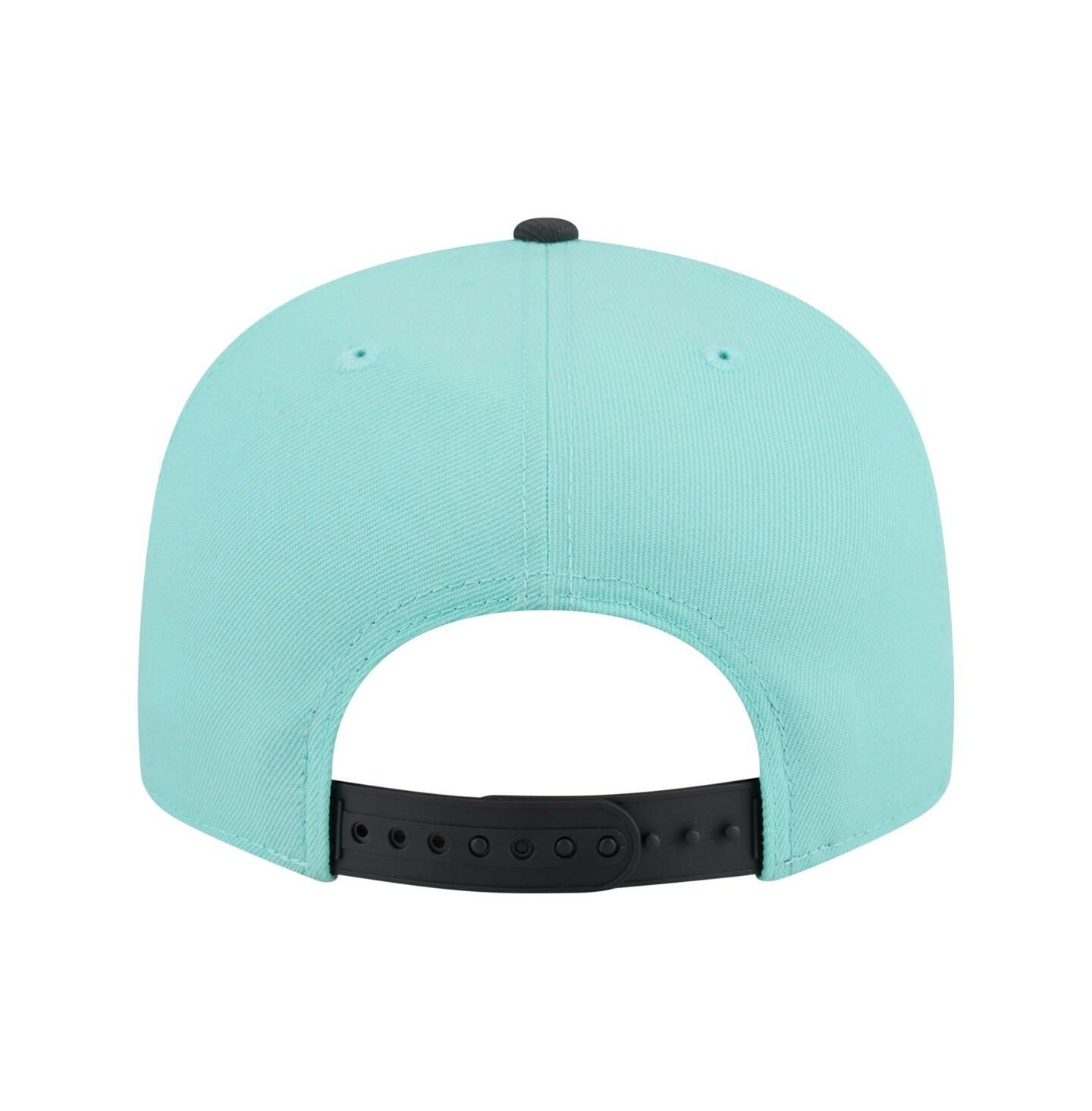 Мужские головные уборы New Era Turquoise/Charcoal Denver Nuggets Color Pack Two-Tone 9FIFTY Snapback Hat — фото 4