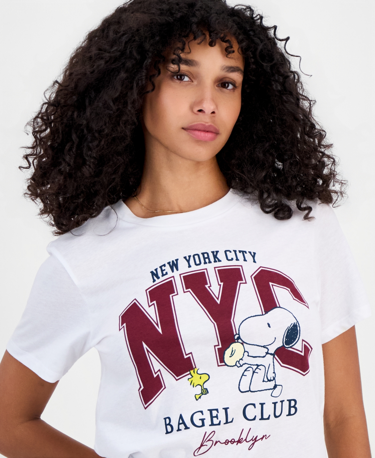 Grayson Threads, The Label Juniors' Snoopy Bagel Club T-Shirt