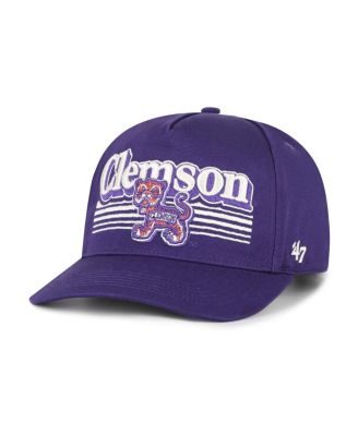 Men's Purple Clemson Tigers Script Fade Hitch Adjustable Hat