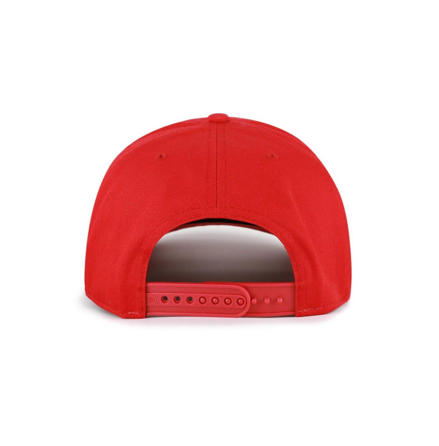 Мужская кепка '47 Brand Red UConn Huskies Script Fade Hitch Adjustable Hat — фото 3