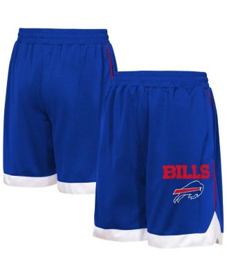 Big Boys and Girls Blue Buffalo Bills All Star Mesh Shorts