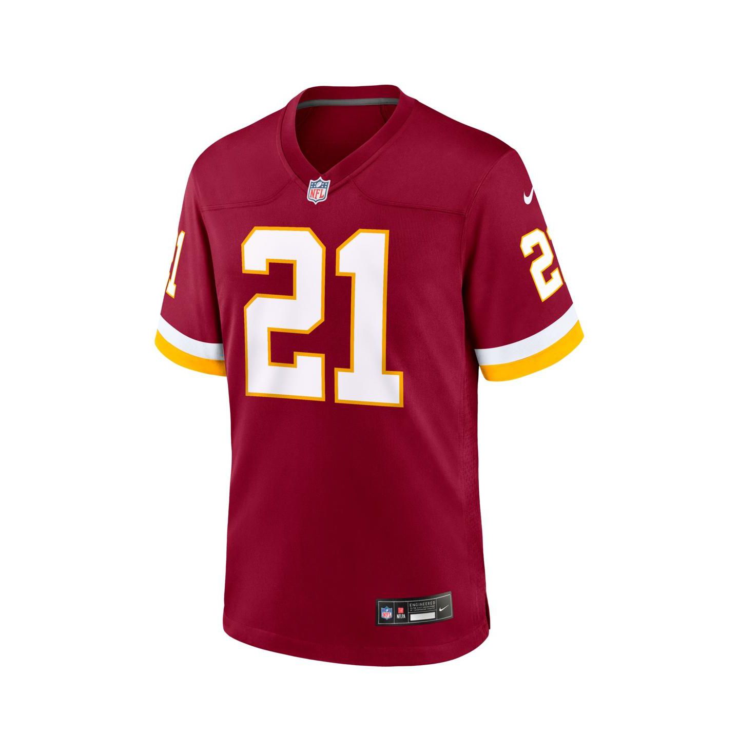 Мужской топ Nike Sean Taylor Burgundy Washington Commanders Retired Player Game Jersey — фото 2