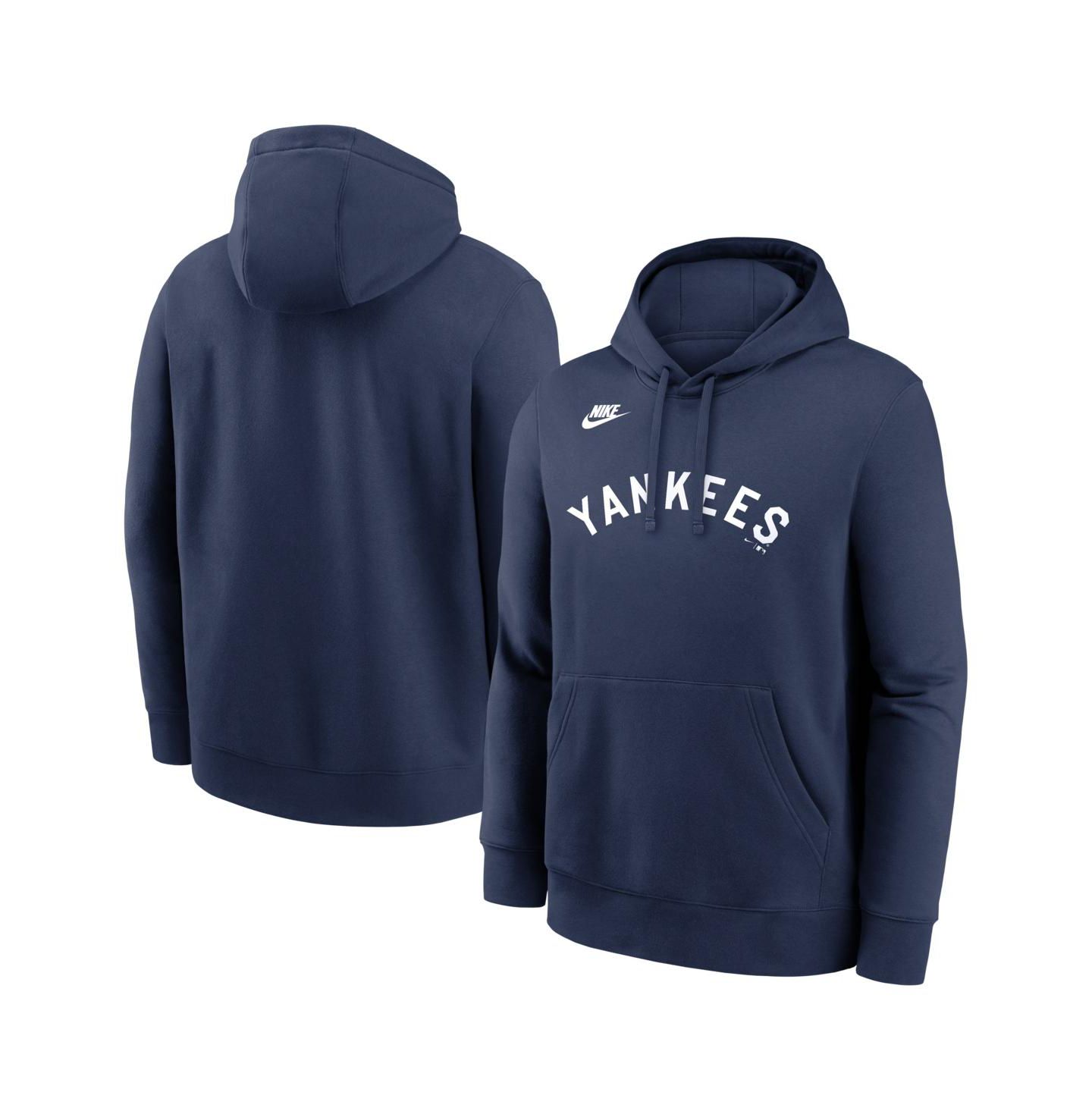 Мужская худи Nike New York Yankees Cooperstown Collection Wordmark Club, Navy — фото 1