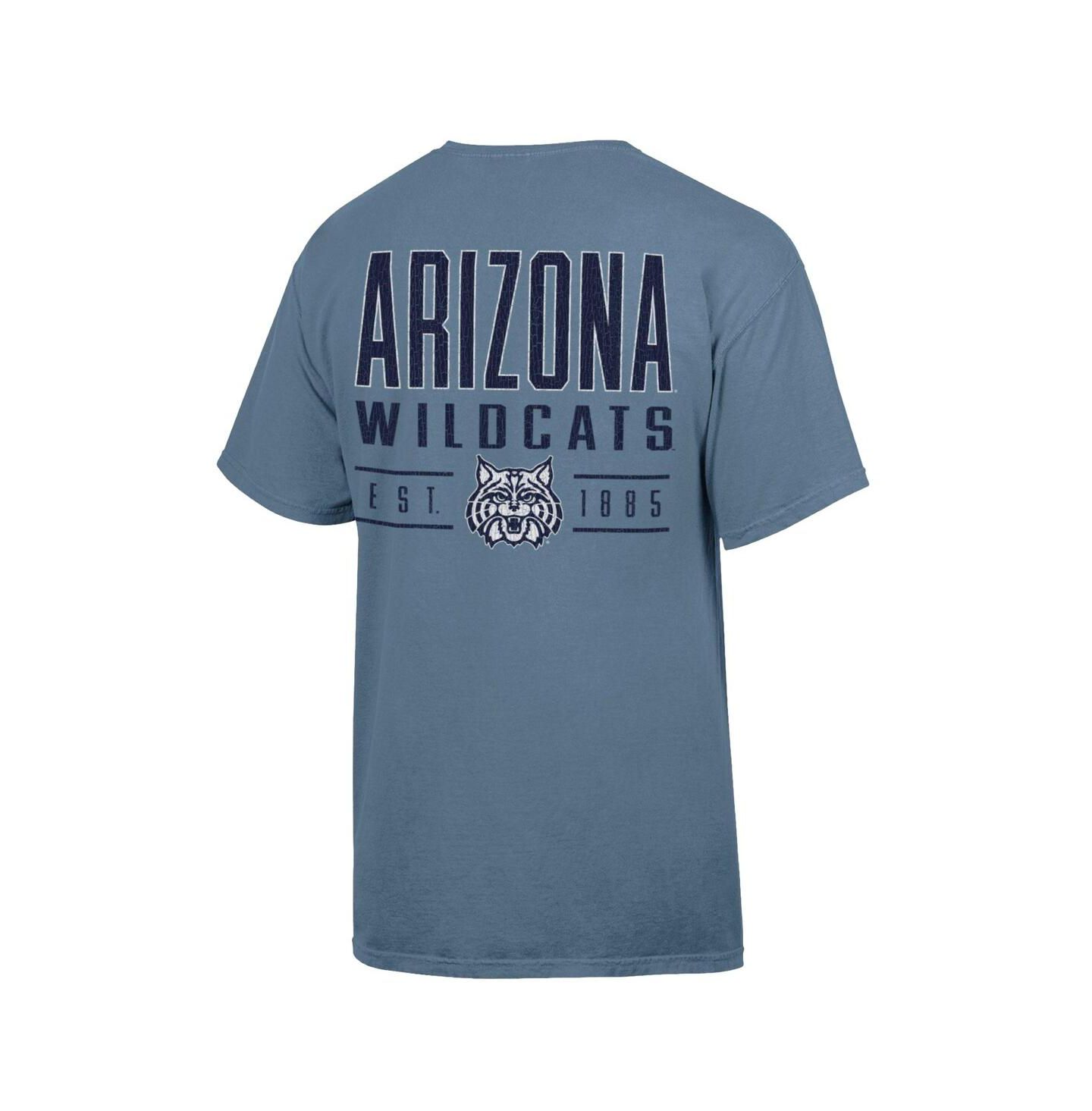 Мужская футболка Comfortwash Blue Arizona Wildcats Big Name — фото 3
