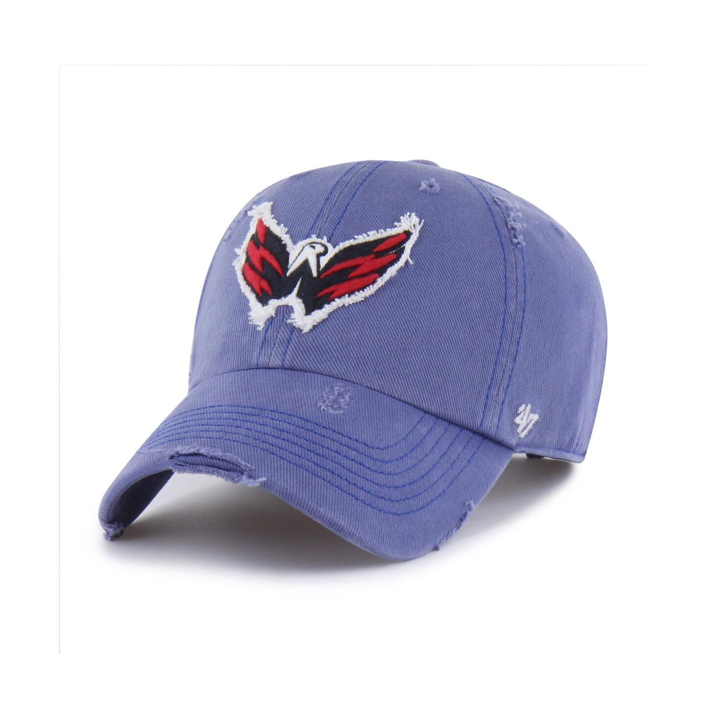 Мужская кепка '47 Brand Blue Washington Capitals Weathered Clean Up Adjustable Hat — фото 1