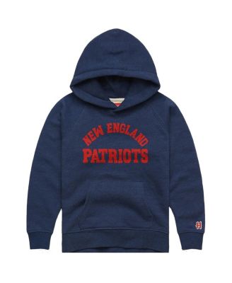 Big Boys and Girls Navy New England Patriots Classic Tri-Blend Hoodie