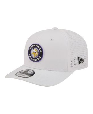 Men's White Minnesota Vikings COOLERA 9SEVENTY Adjustable Hat