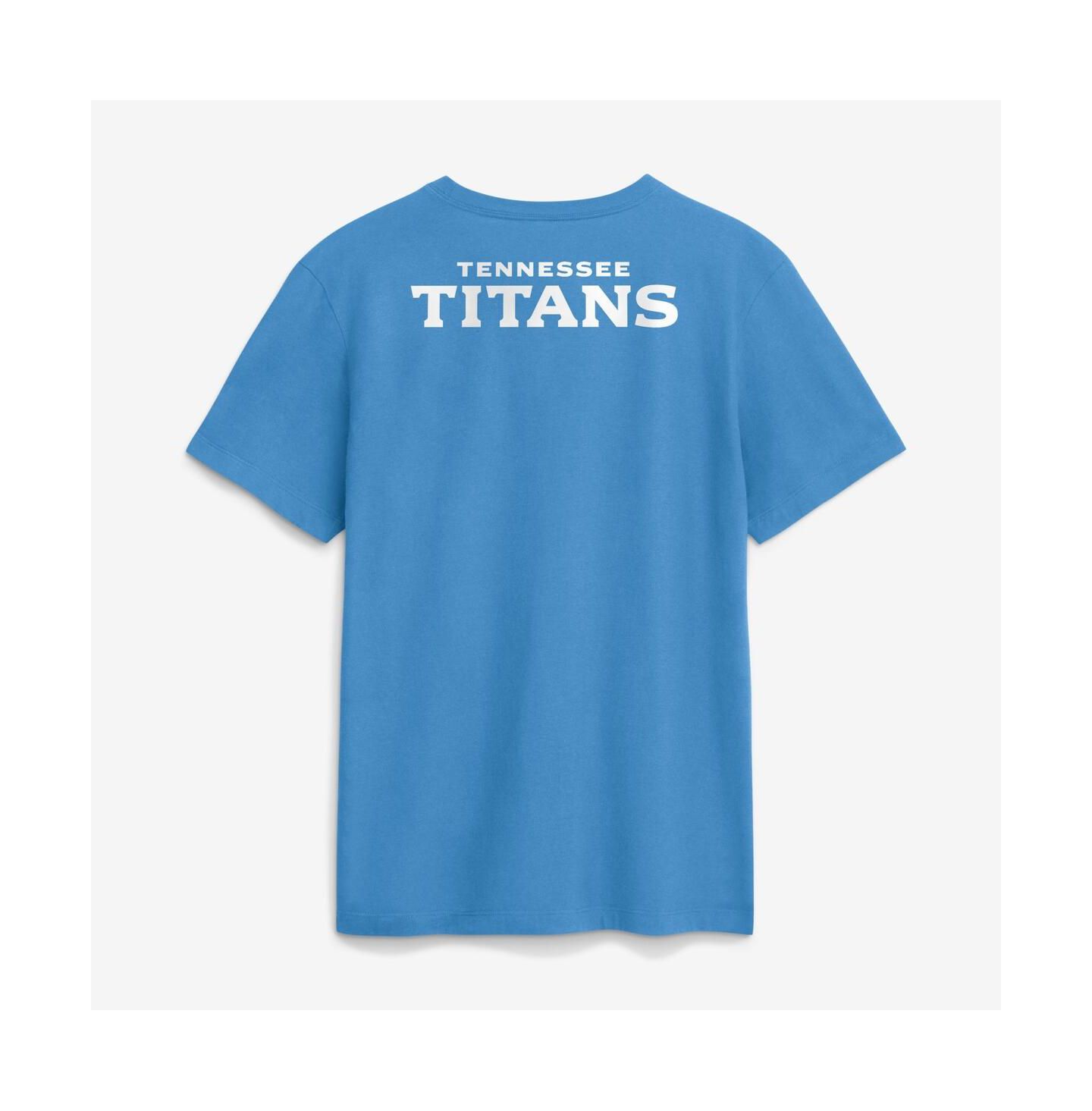Мужская футболка Nike Light Blue Tennessee Titans First Down Machine — фото 2
