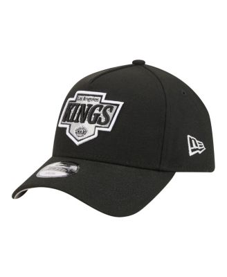 Big Boys and Girls Black Los Angeles Kings 9FORTY A-Frame Adjustable Hat