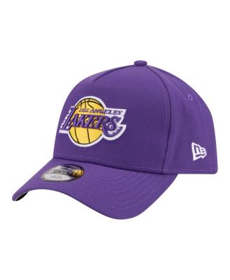 Big Boys and Girls Purple Los Angeles Lakers 9FORTY A-Frame Adjustable Hat