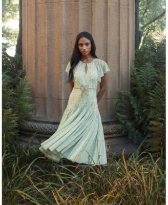 macy's olive green dress Macy Olive A-line Dress PRODUCT DETAILS Long Green Dress - Macy's