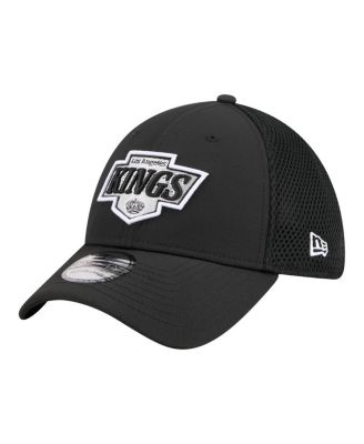 Men's Black Los Angeles Kings Logo 39THIRTY Flex Hat