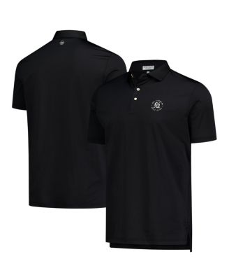 Men's Black Los Angeles Golf Club TGL Performance Jersey Polo Shirt